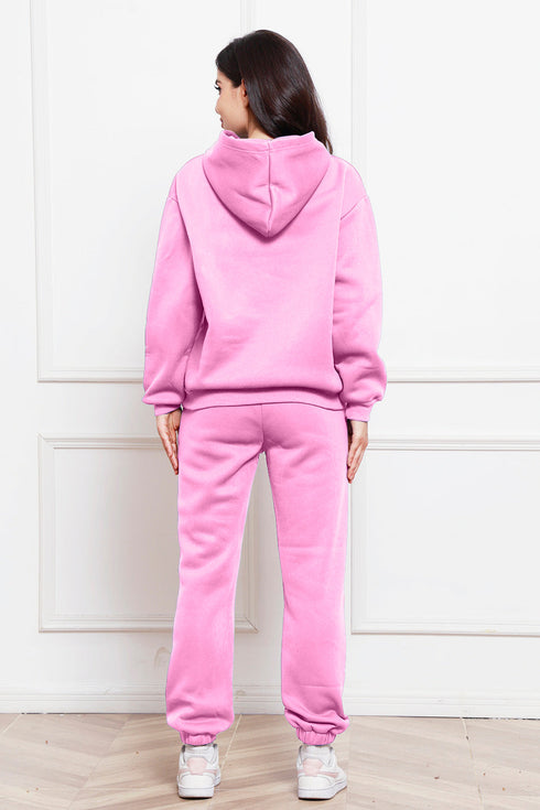 'Sarah' Long Sleeve Hoodie and Pants Set - Celes Fashion